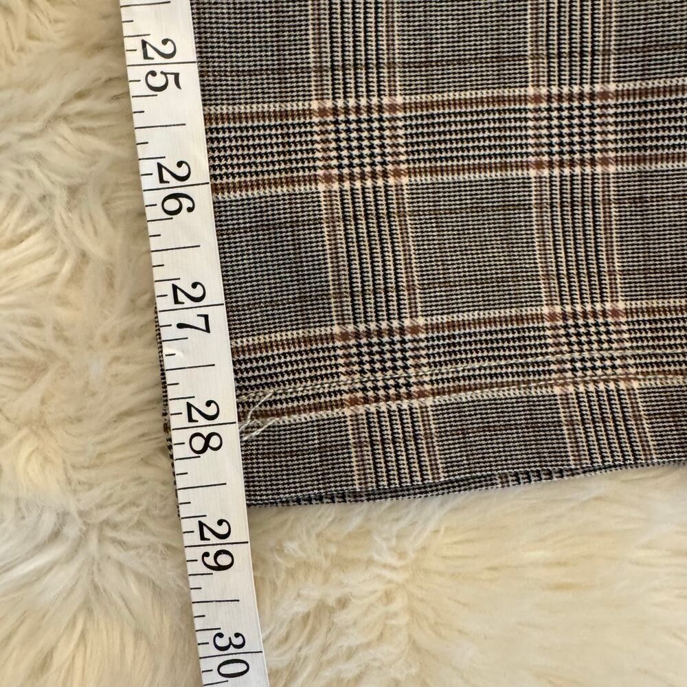 DKNY Plaid Straight Leg Ankle Pull On Pants 10 - Picture 8 of 11